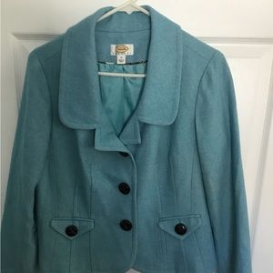 Talbot’s Beautiful Blue Short Jacket size 12 Petite